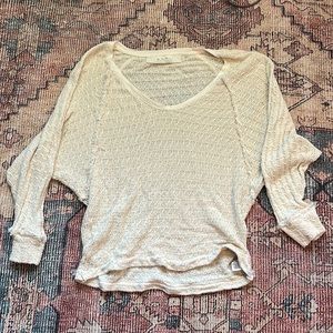 Cream We the Free Sweater